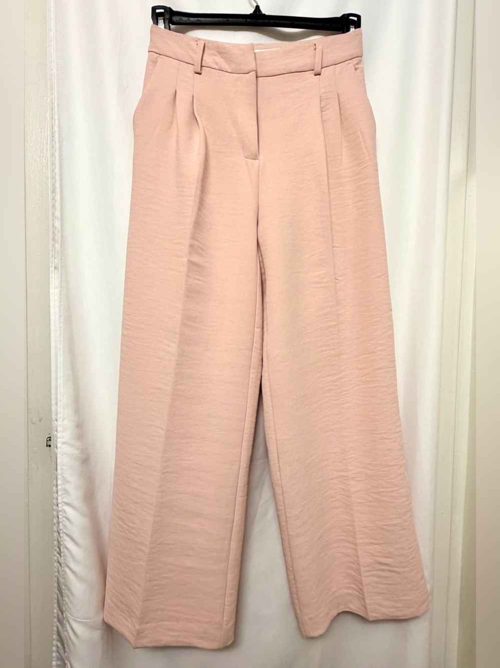 House of Harlow 1960 Blush Pink Wide Leg High Rise Dress Pants Size 4